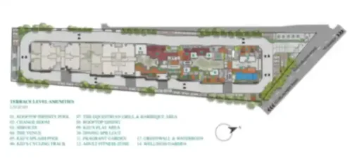 Purva Somerset House Apartment masterplan by Puravankara Group located at Five Furlong Rd, Guindy, Chennai Tamilnadu